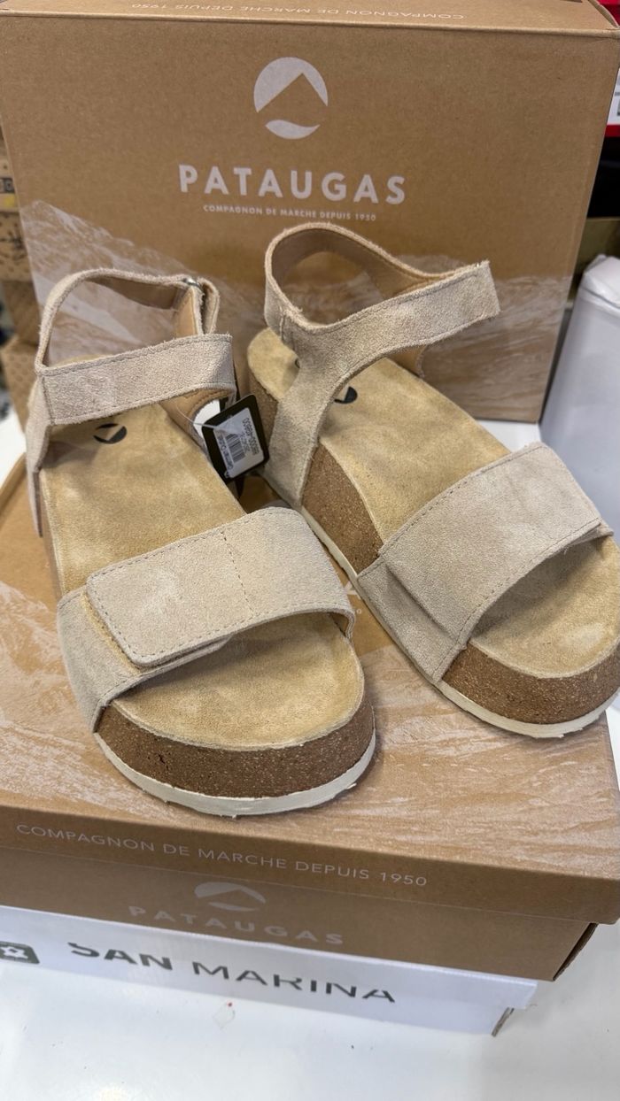 Pataugas leather sandal