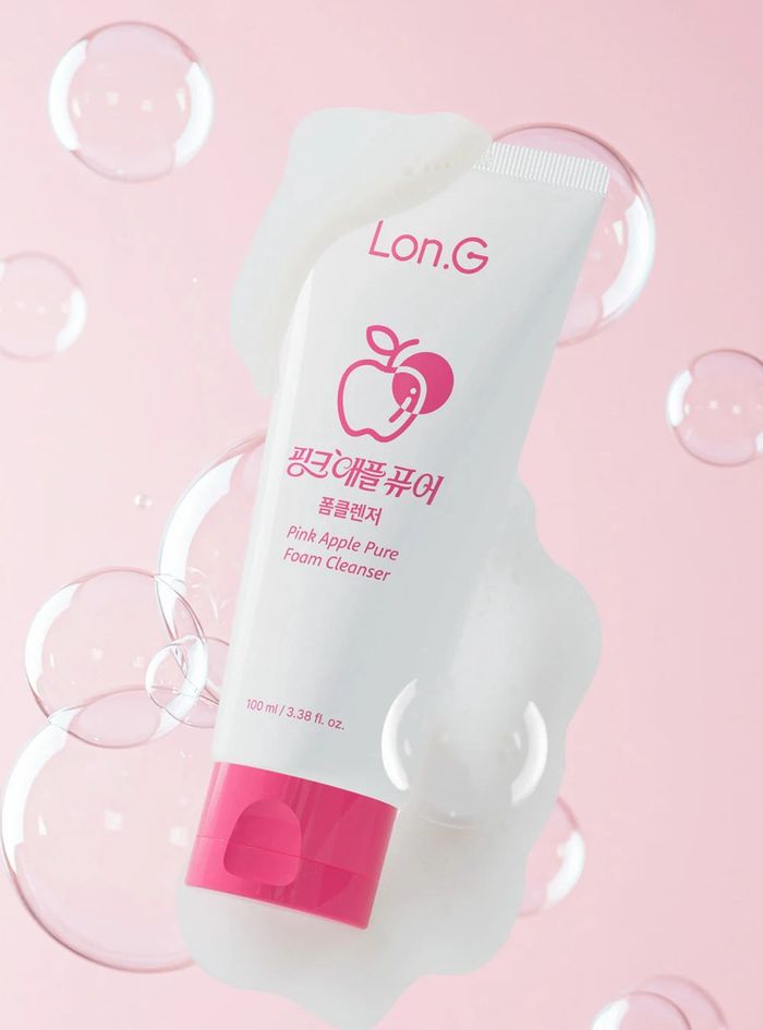 Lon.G pink apple foam cleanser 