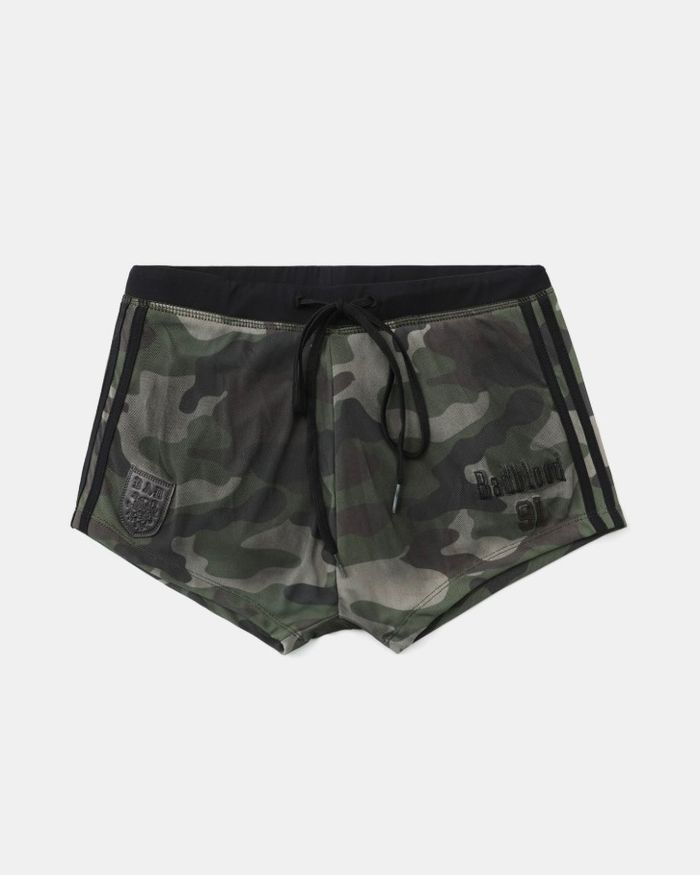 Vintage Club Boy Shorts - Green Camo