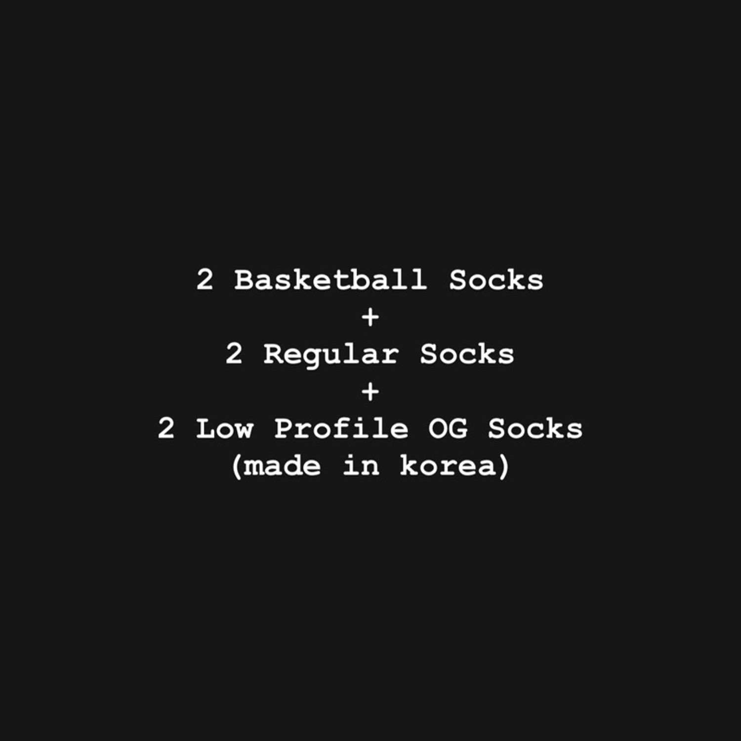 Triple Double Socks 