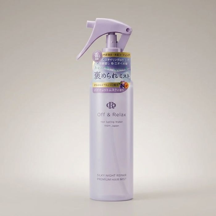 Off & Relax торгомсог шөнийн үсний шүршигч (OR Silky Night Repair)