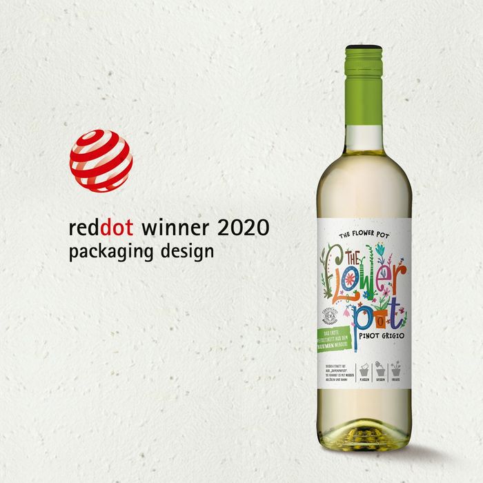 Вино The flower pot pinot grigio цагаан 750гр - 6 ширхэг