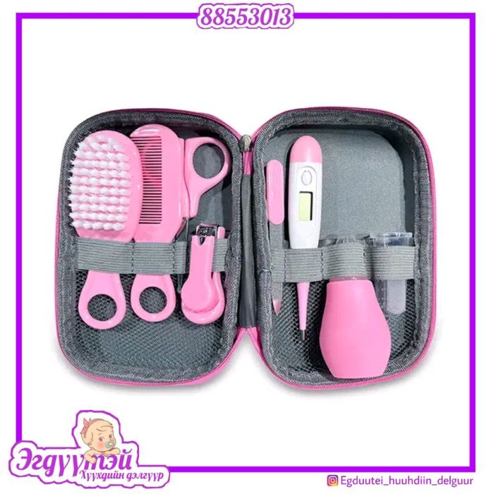 Хүүхдийн арчилгааны сет ( хадгалах савтай)