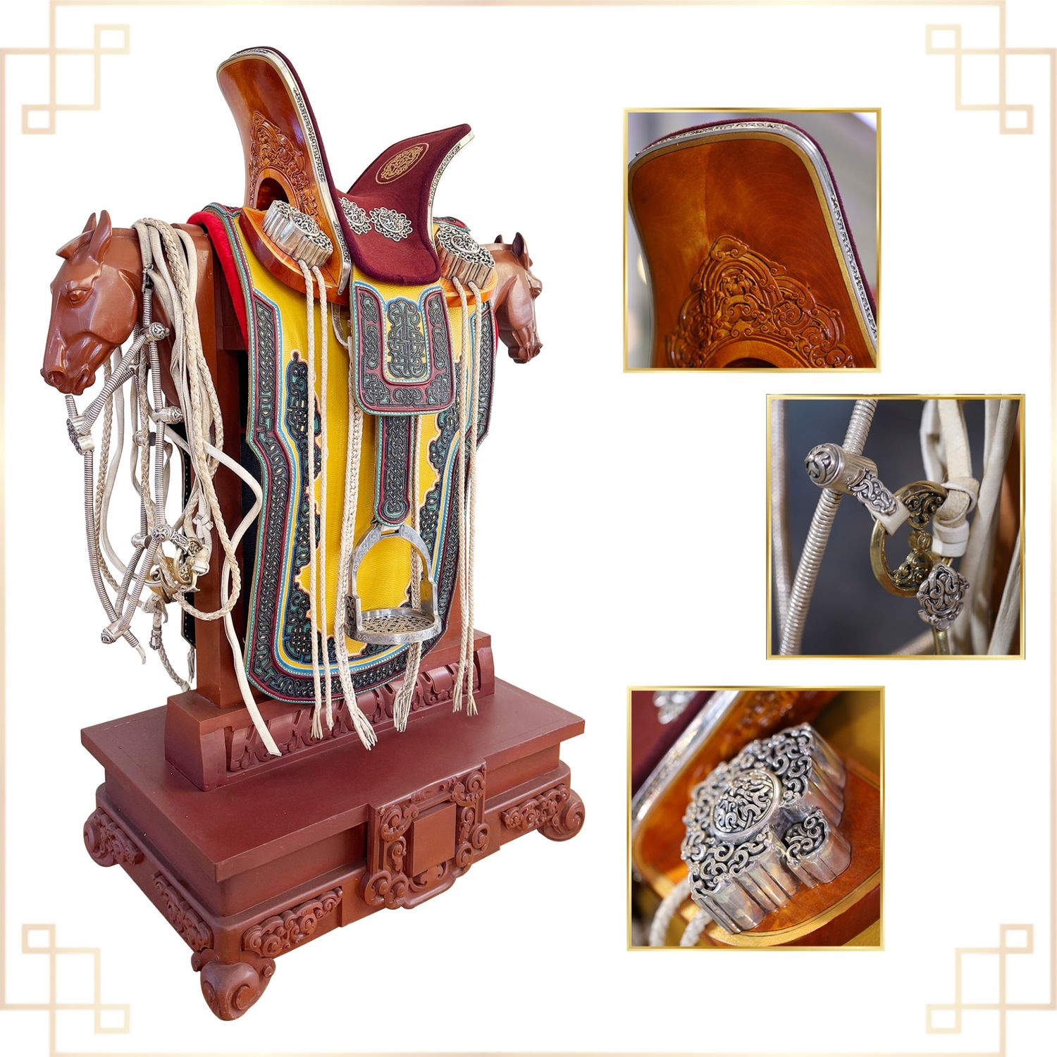 Мөнгөн эмээл - Мөнгөн талст урлан