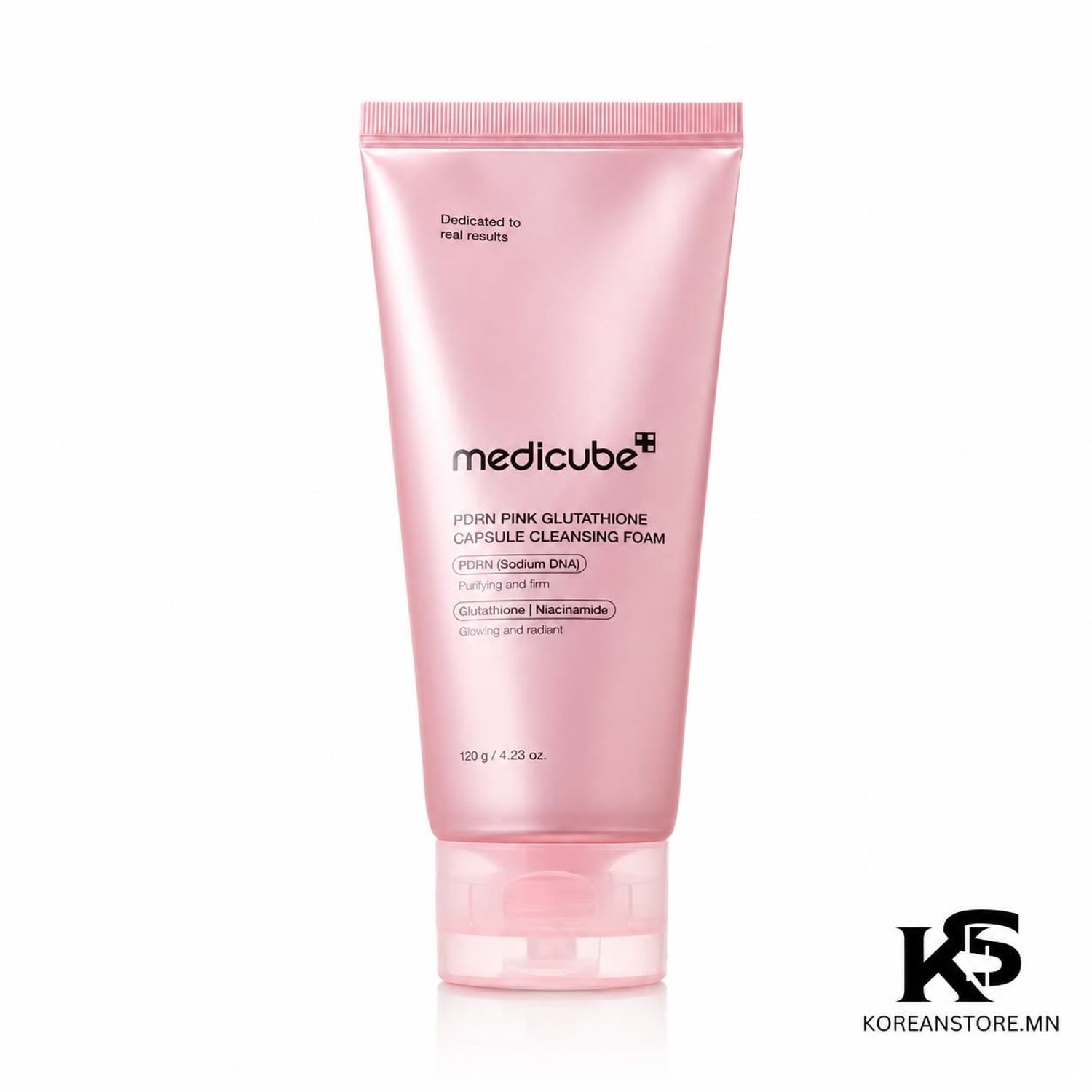 Medicube PDRN Pink Glutathione Capsule Cleansing Foam - 120g