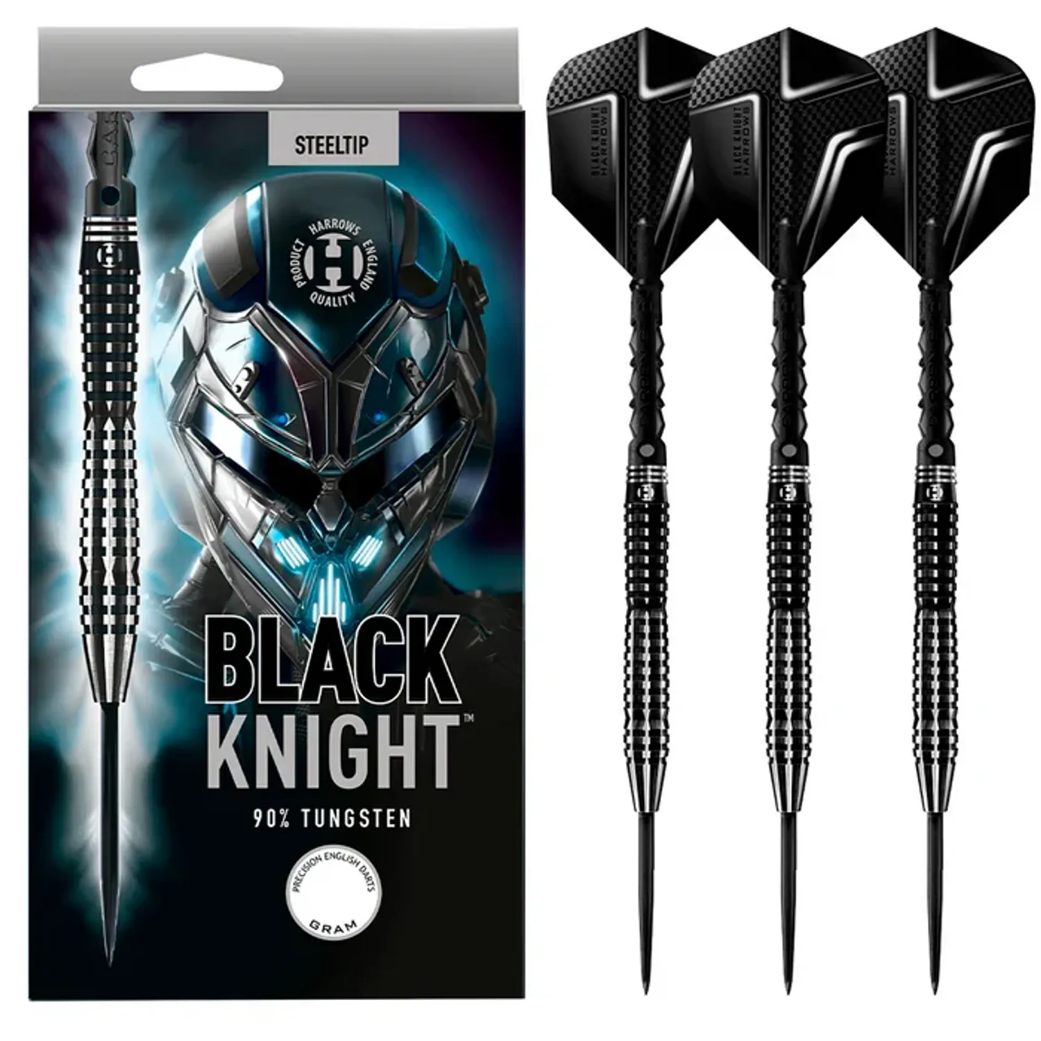 HARROWS Black Knight 90% Steel Tip Darts