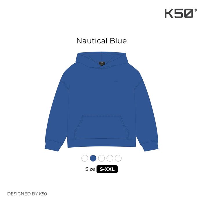 Small logo Hoodie - Nautical Blue