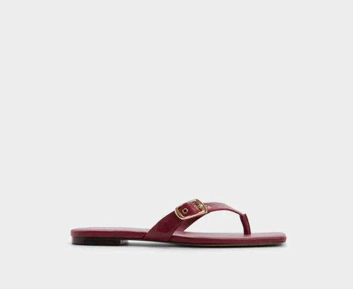 LEONNIA-610-MEDIUM RED-L Cas Sandals