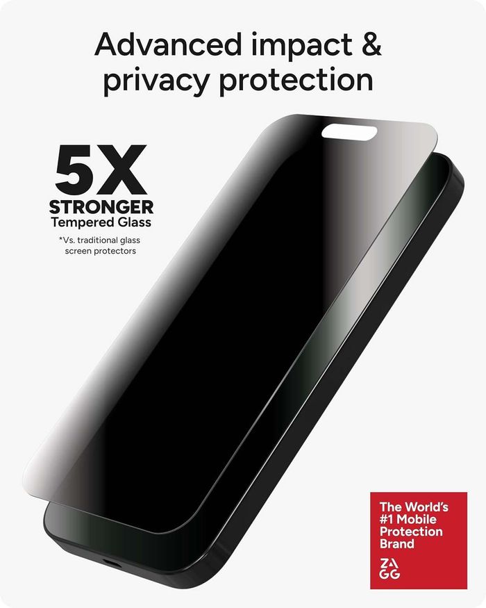 16 Pro Max 4-way privacy Zagg