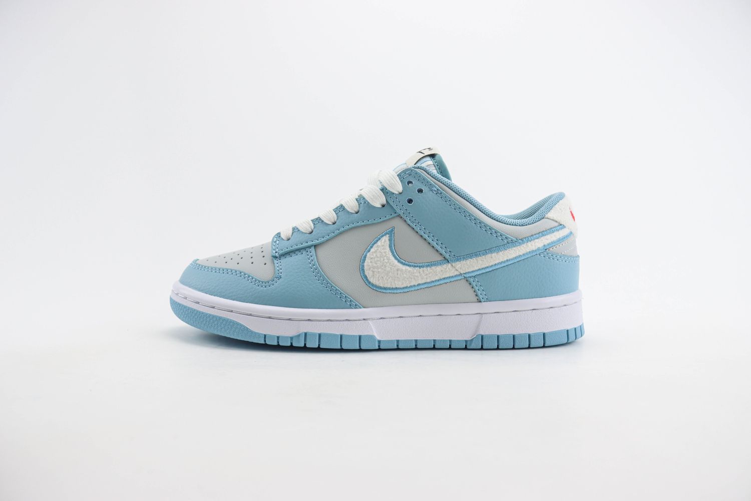 Dunk Low 'Fleece Swoosh - Light Blue'
