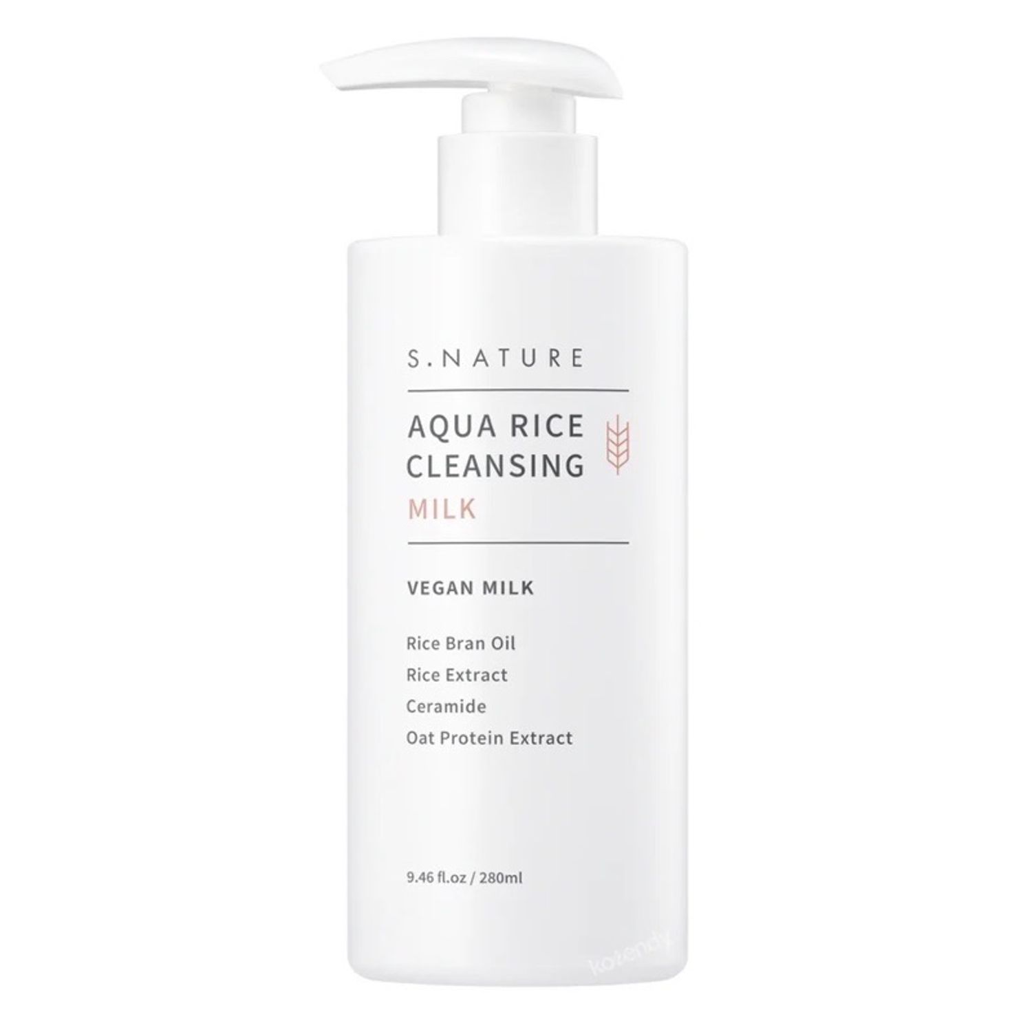 Aqua rice cleansing milk