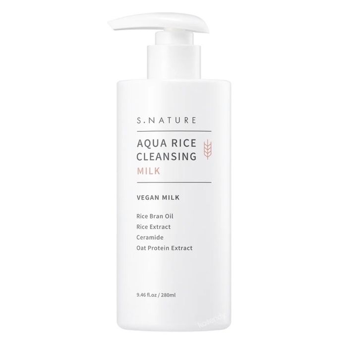 Aqua rice cleansing milk