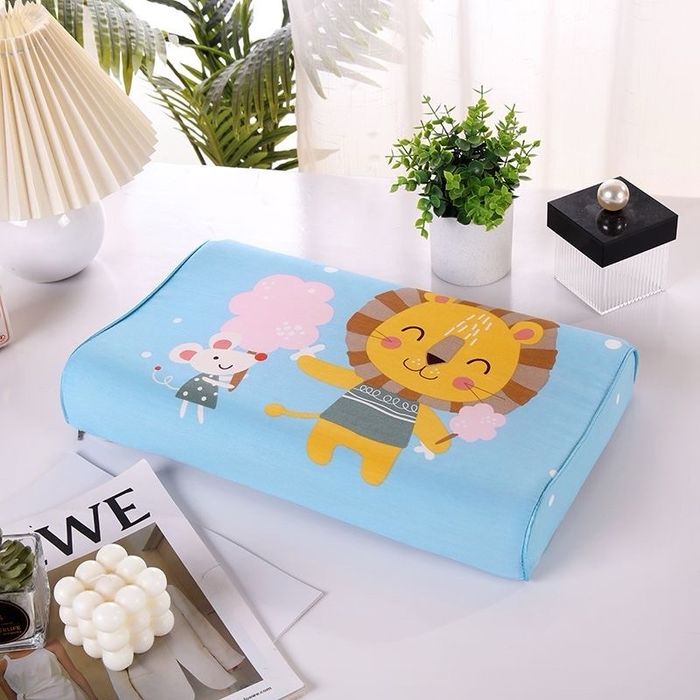 Хүүхдийн латекс дэр даавуун гадартай 