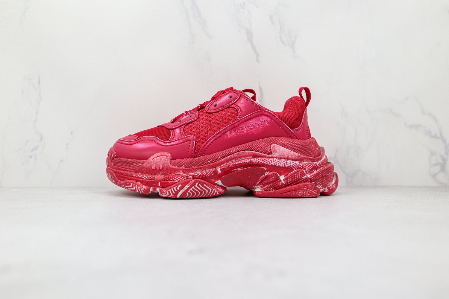 Balenciaga Triple S Faded Red