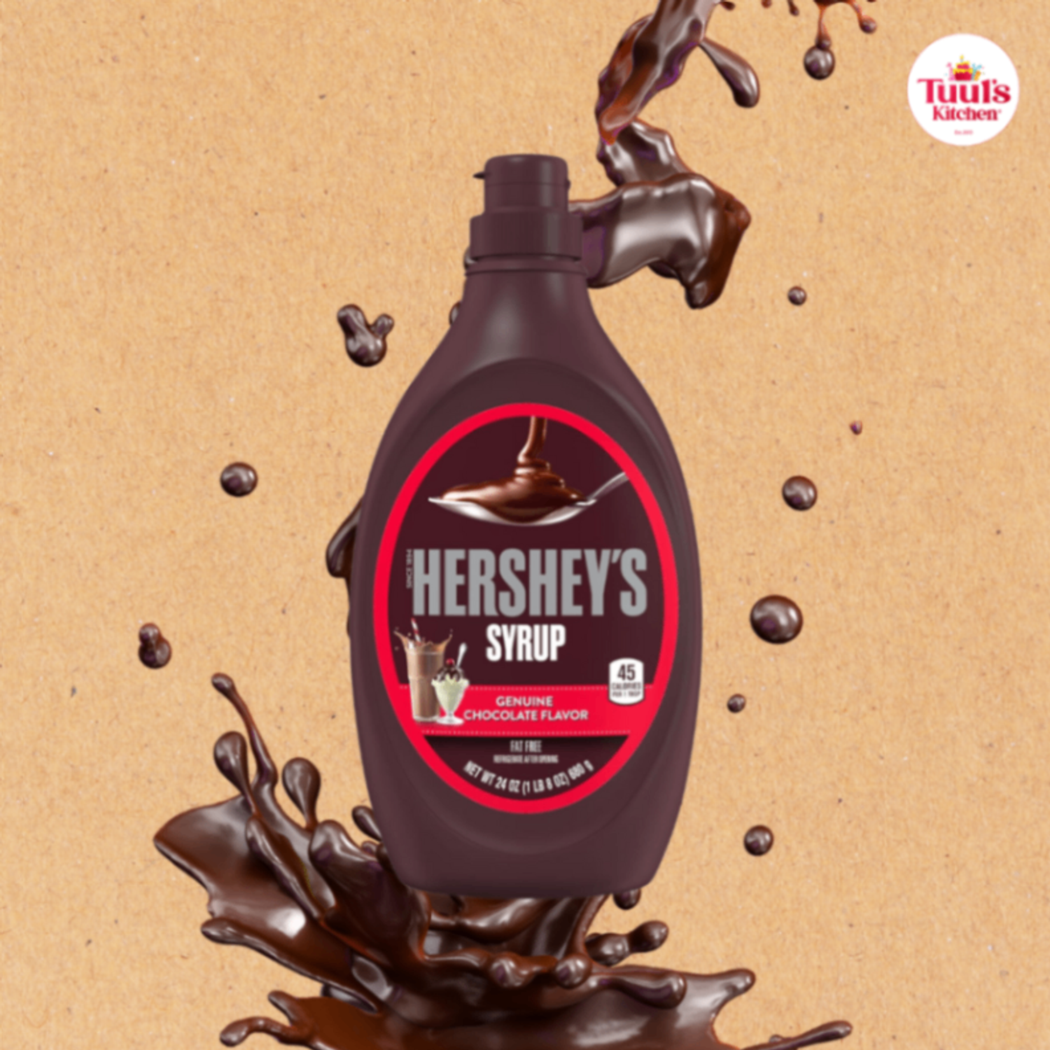 Hershey шоколадтай сироп 620гр