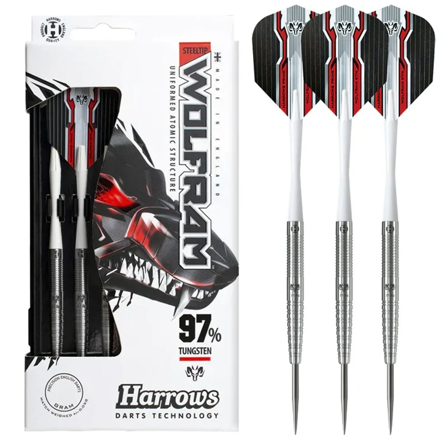 HARROWS Wolfram 97% Steel Tip Darts
