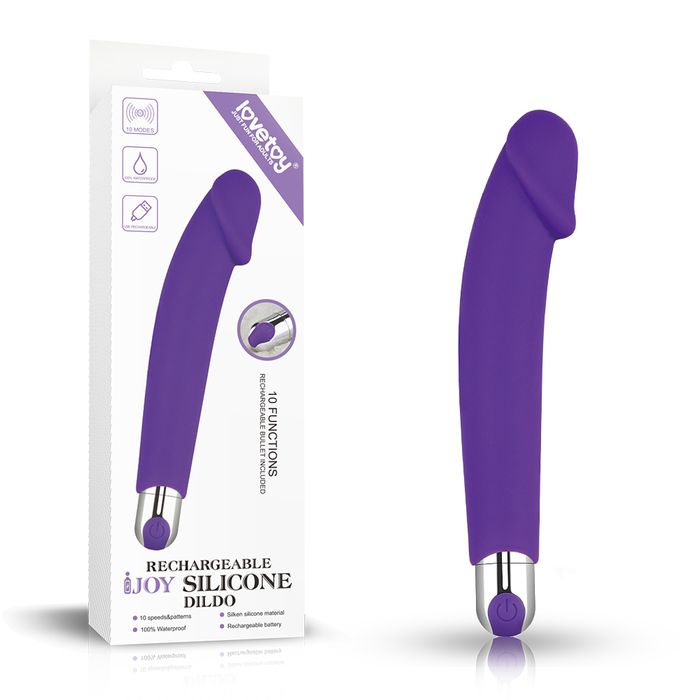 Rechargeable joy silicone dildo