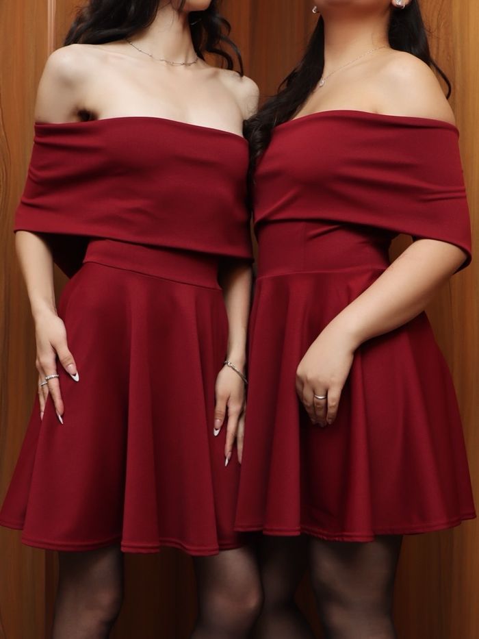 Classy Off shoulder mini dress