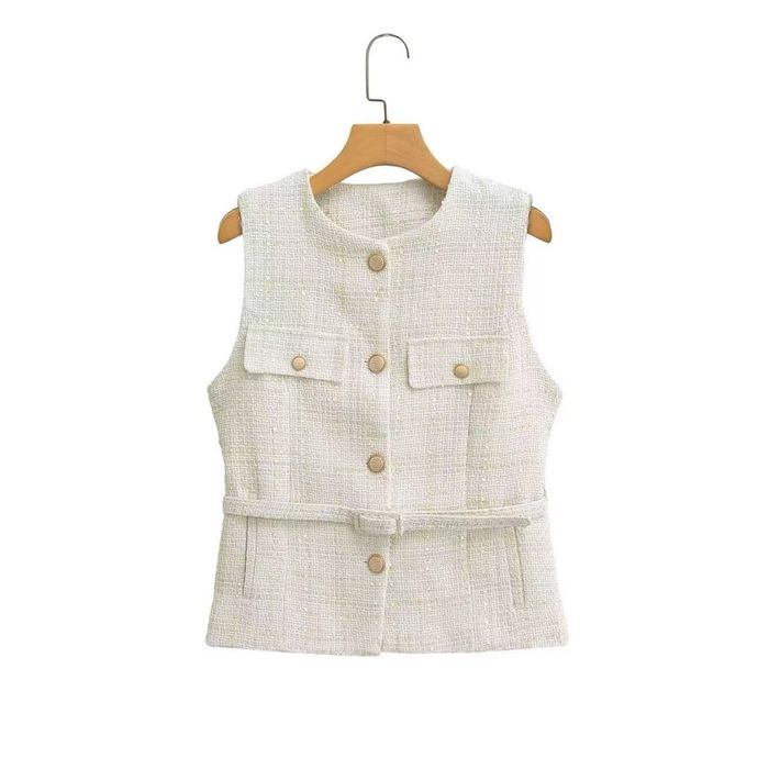 zara belted vest