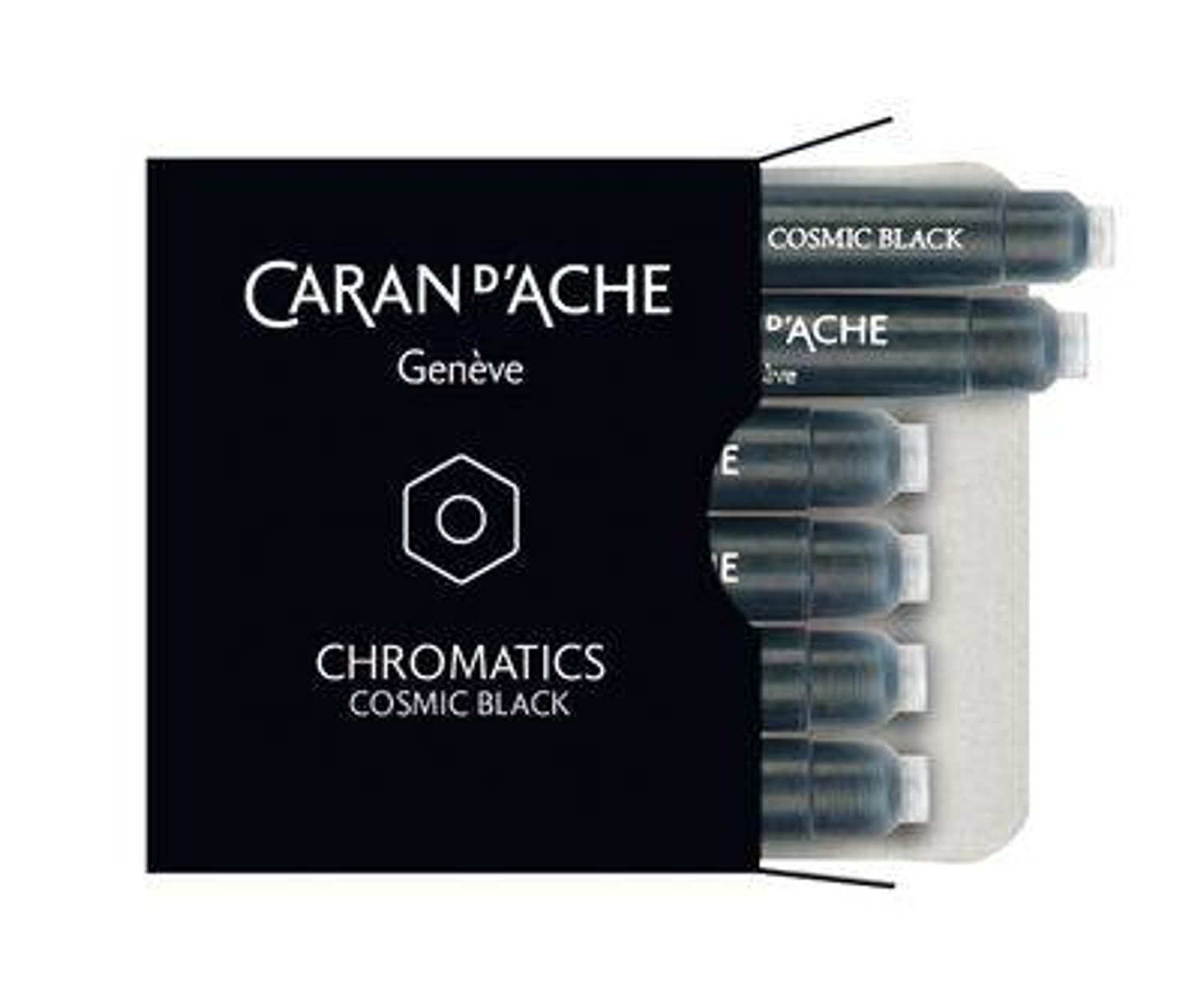 Caran d'Ache Ink cartridges 6pcs Cosmic Black 