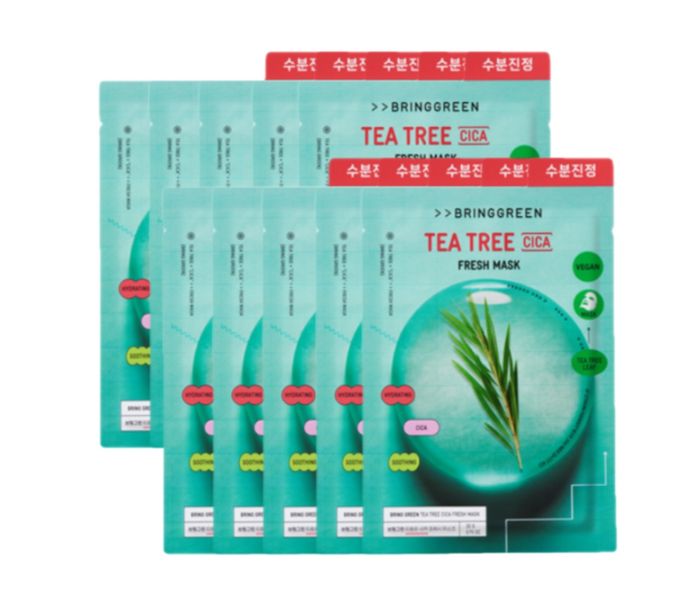 BRINGGREEN маск Tea Tree 10ширхэг