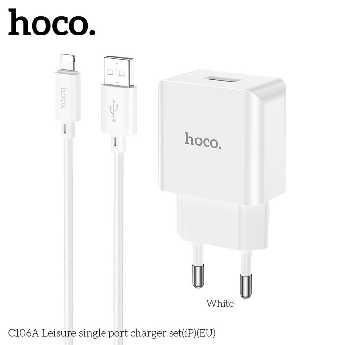 Hoco C106A Цэнэглэгч /USB-iP/