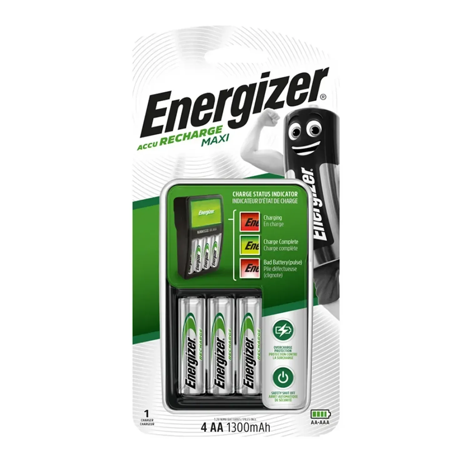 Energizer Maxi Charger BP + 4AA (1300mAh)