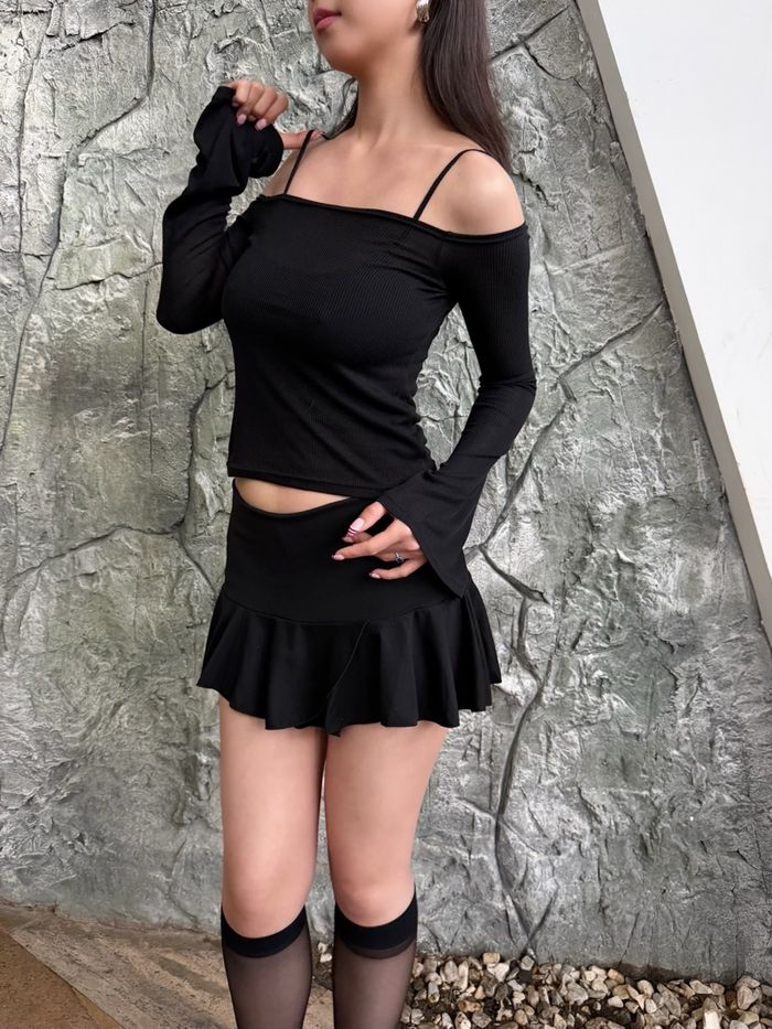 Layer off shoulder top