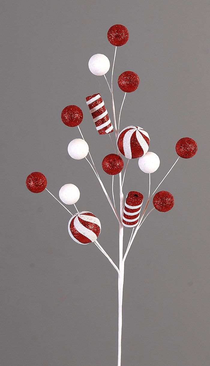 white/red marsmellow branch