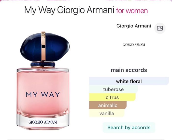 Giorgio armani My way edp 90ml