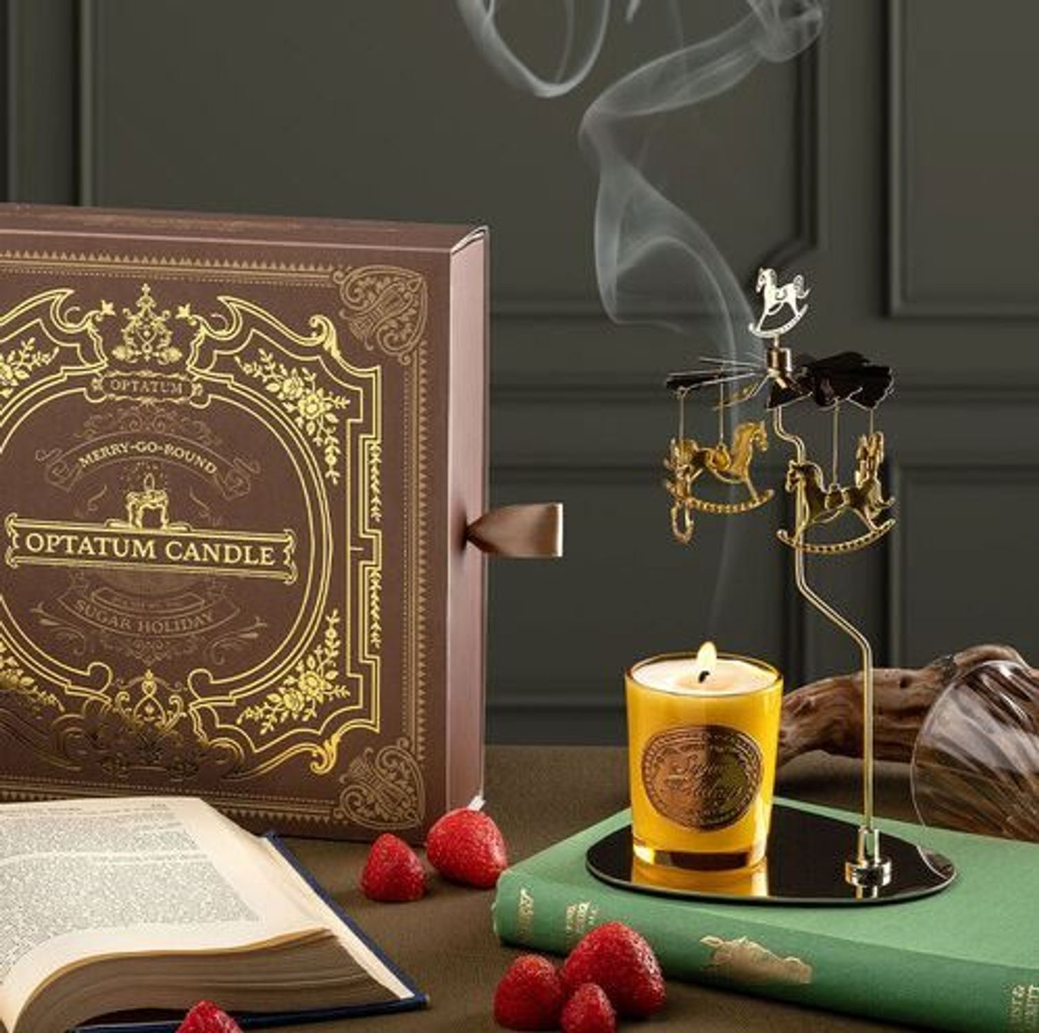 Sugar Holiday Candle 85g & Mobile Gift SET