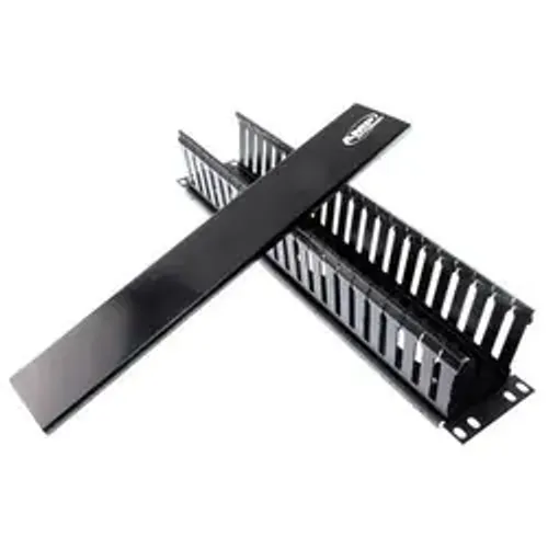 AMP Horizontal Finger Duct Panel (Cable Management panel), 2U, Single sided 1375163-1