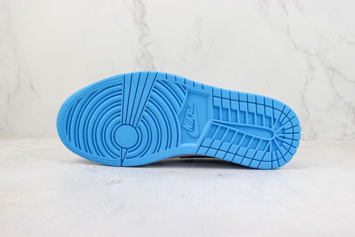 Jordan 1 Retro Low OG Black Dark Powder Blue