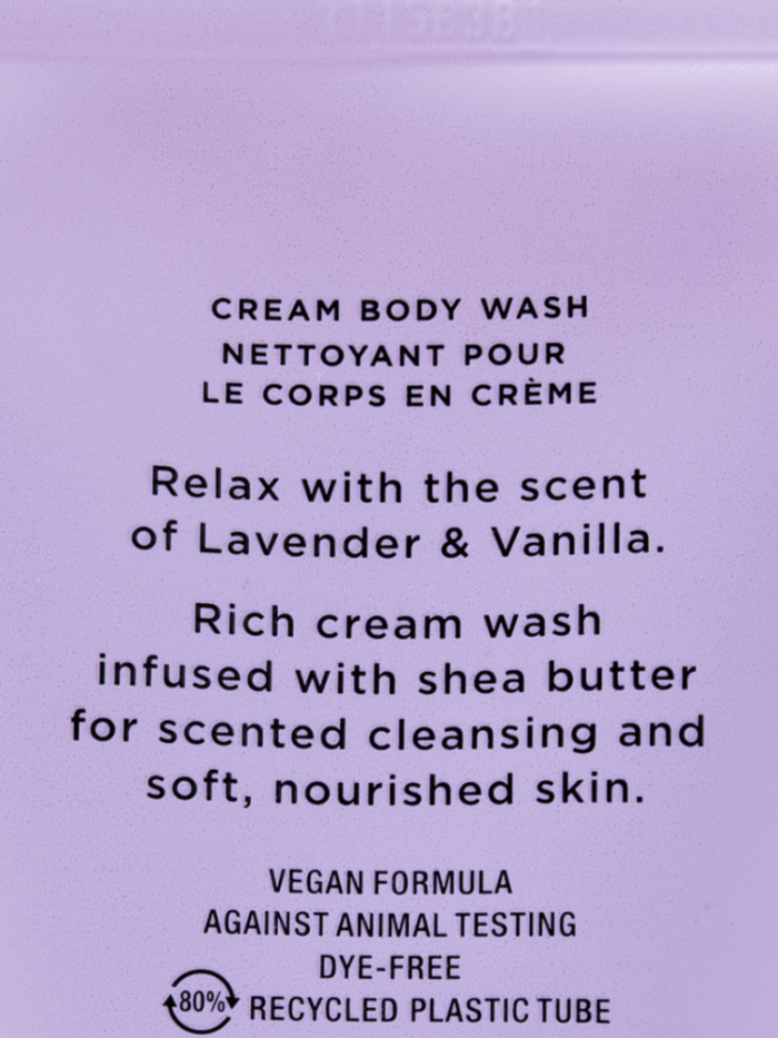 Natural Beauty Cream Body Wash