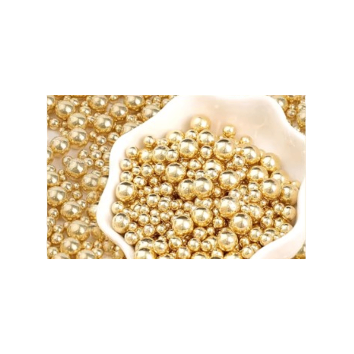 Чимэглэлийн чихэр 500гр / Металл алтлаг сувд  / 2мм-15мм