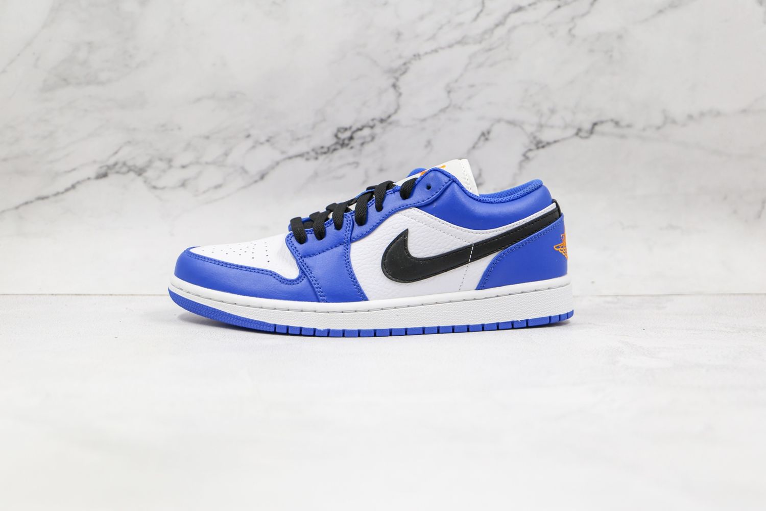 Jordan 1 Low Hyper Royal Orange Peel