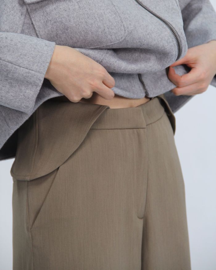 Foldover Waist Trousers