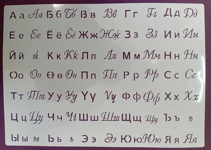 Цагаан толгойн цоолбор