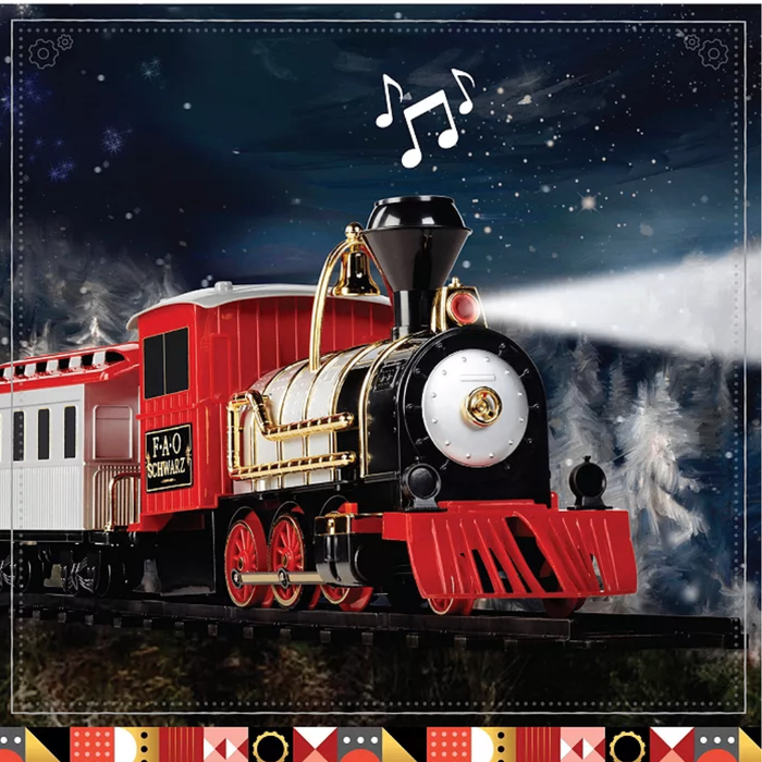 FAO SCHWARZ - Classic Motorized Train Set, 75ш