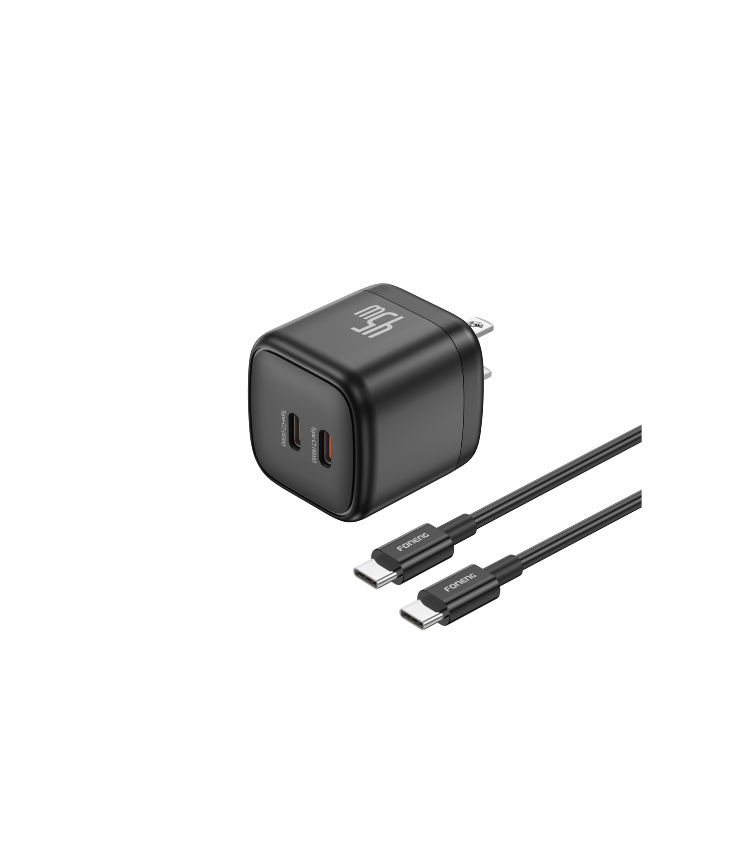 Foneng 45Watt Adapter 2 Plug