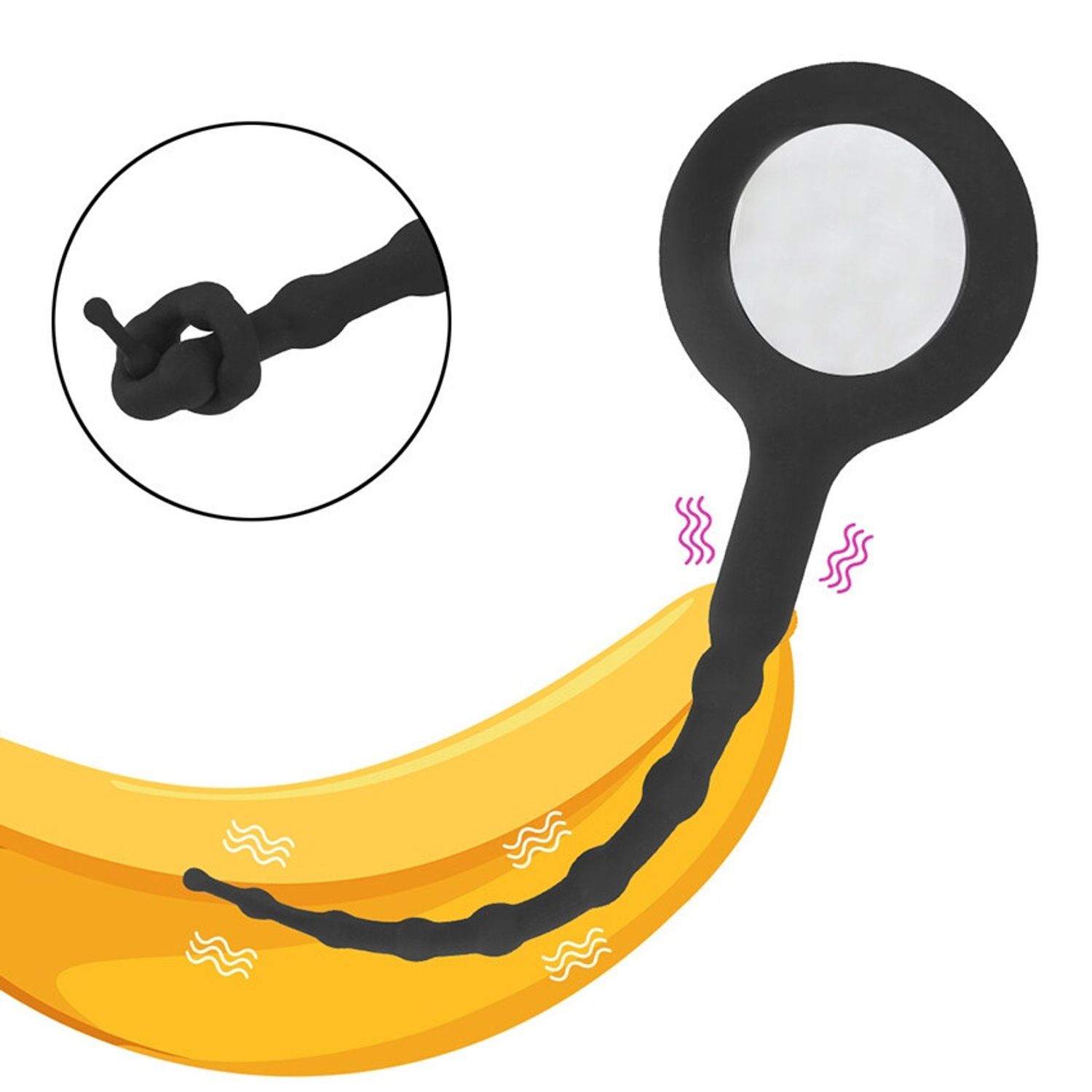 Urethral vibration plug