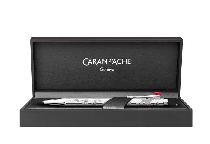 Caran d'Ache  ECRIDOR™ FLOWERS Platinum Ballpoint Pen 