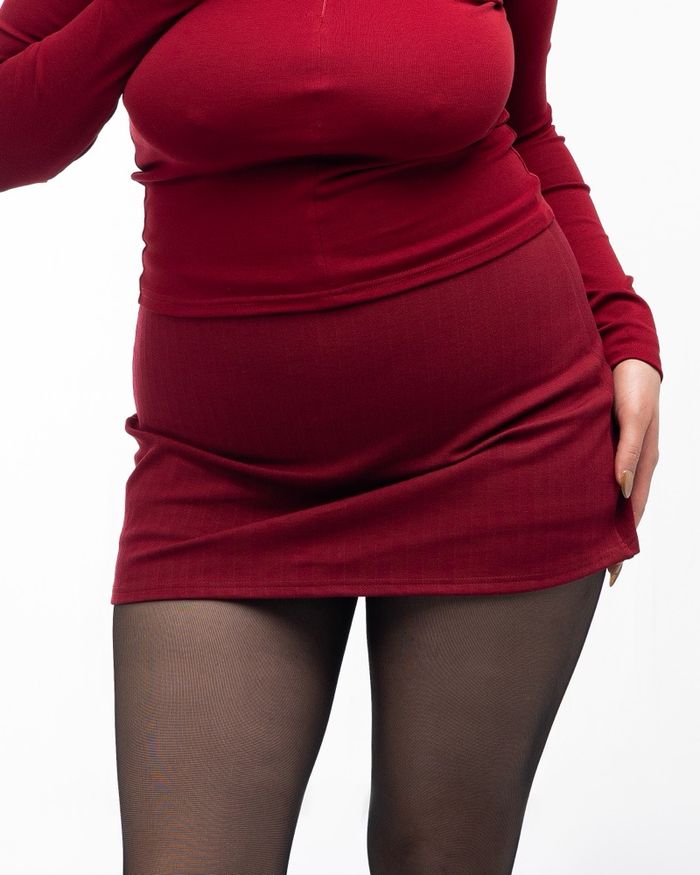 Thick mini skort