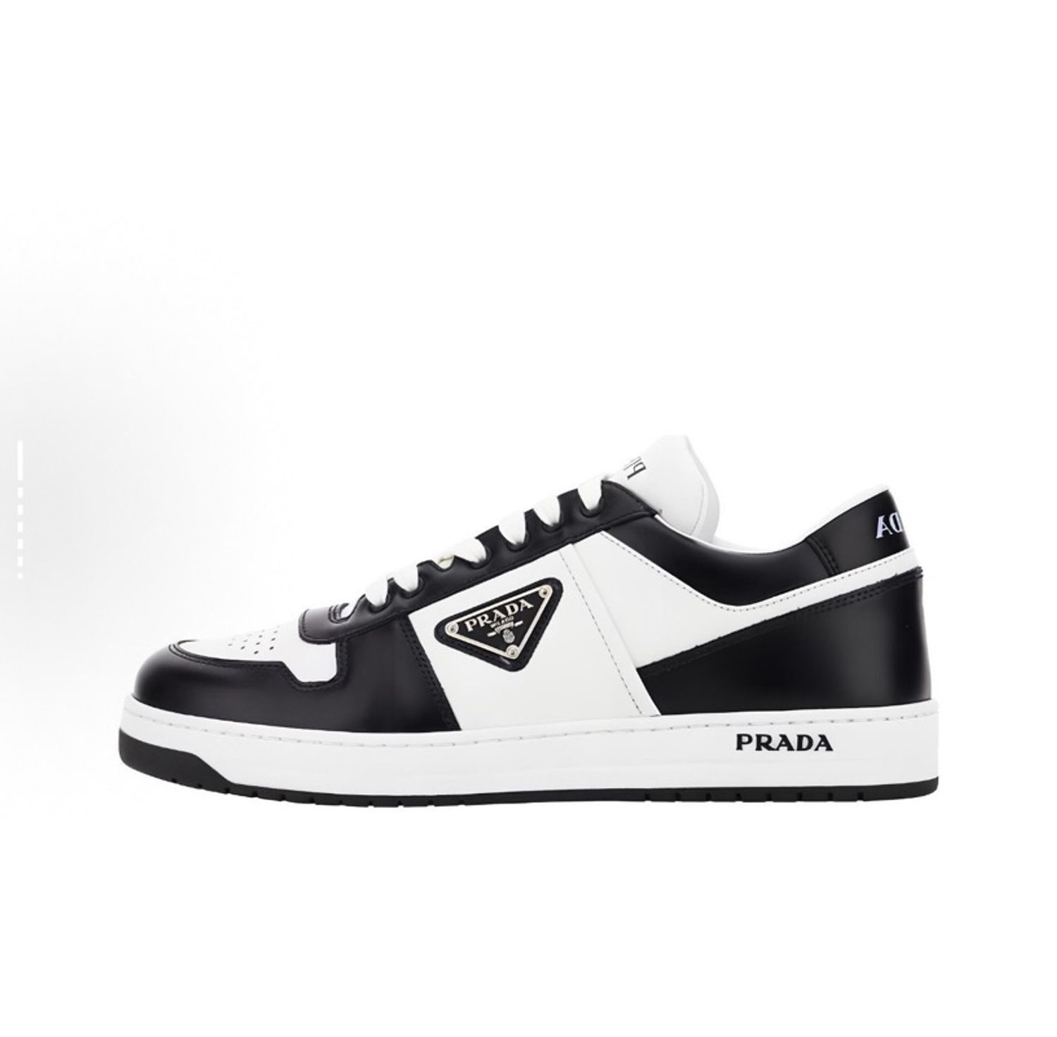 Prada Downtown Leather "White Black"