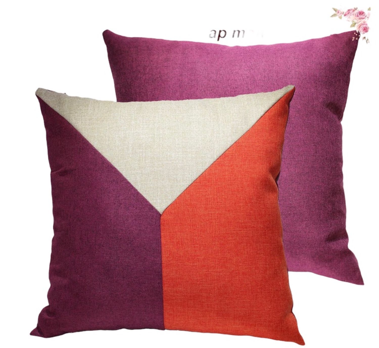 3 өнгө хосолсон тааран дэр