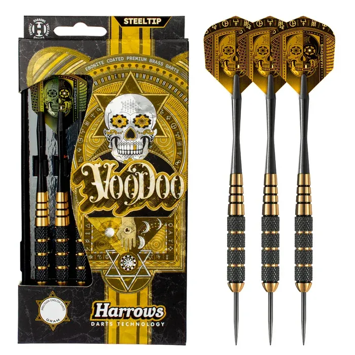 HARROWS Voodoo Steel Tip Darts Brass