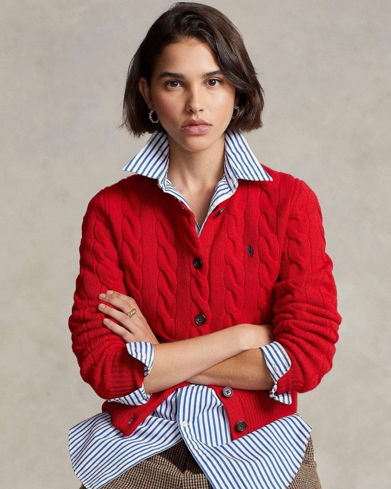 Ralp Lauren ulaan cardigan
