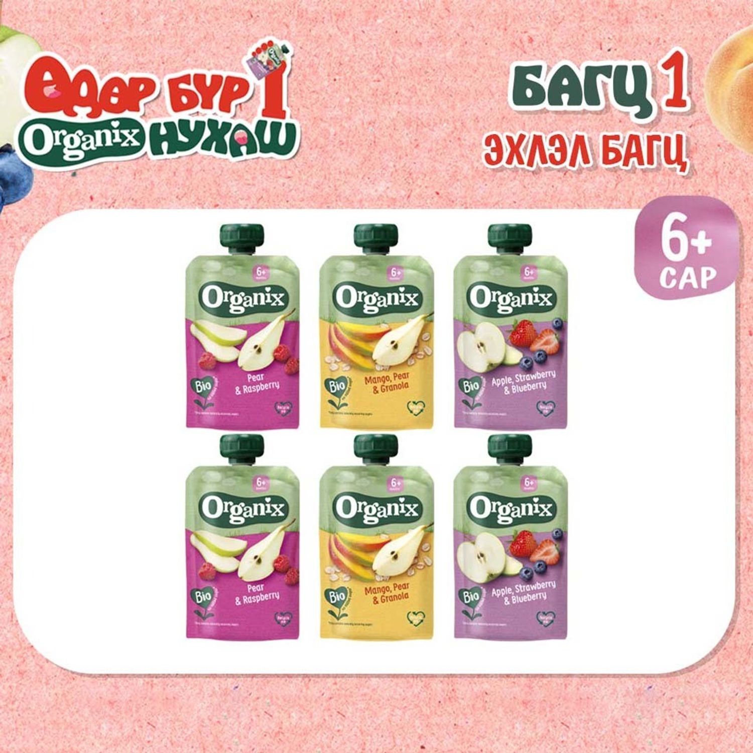 Багц 1- Эхлэл багц (6+ сар)