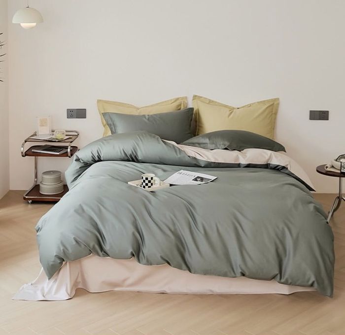 TENCEL гүн ногоон/бэйж 200:230 