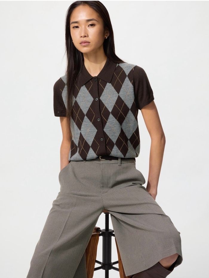 UNIQLO Нимгэн ноосон поло